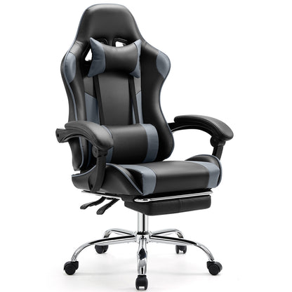 Ergonomic Gaming Chair with Adjustable Height and Flip-up Armrests