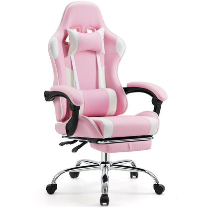 Ergonomic Gaming Chair with Adjustable Height and Flip-up Armrests