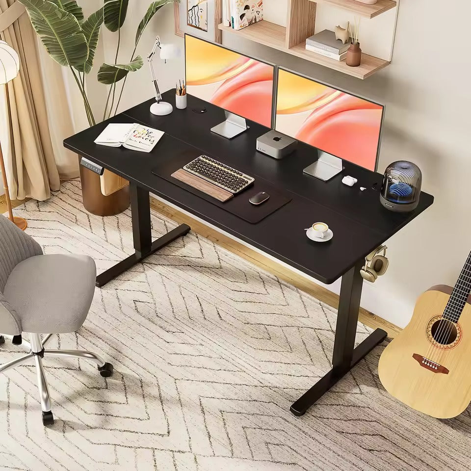 Electric Height-Adjustable Desk with Memory Functions and Collision Detection